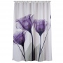 461-057 Шторка VETTA д/ван.комнаты, полиэстер, 180x200см, Цветы