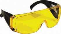 Очки защитные с дужками/желтые FIT (12220)