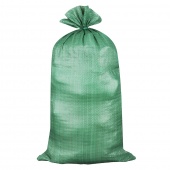 Мешок для строит.мусора полипропилен, зеленый, 95х55см 669-032